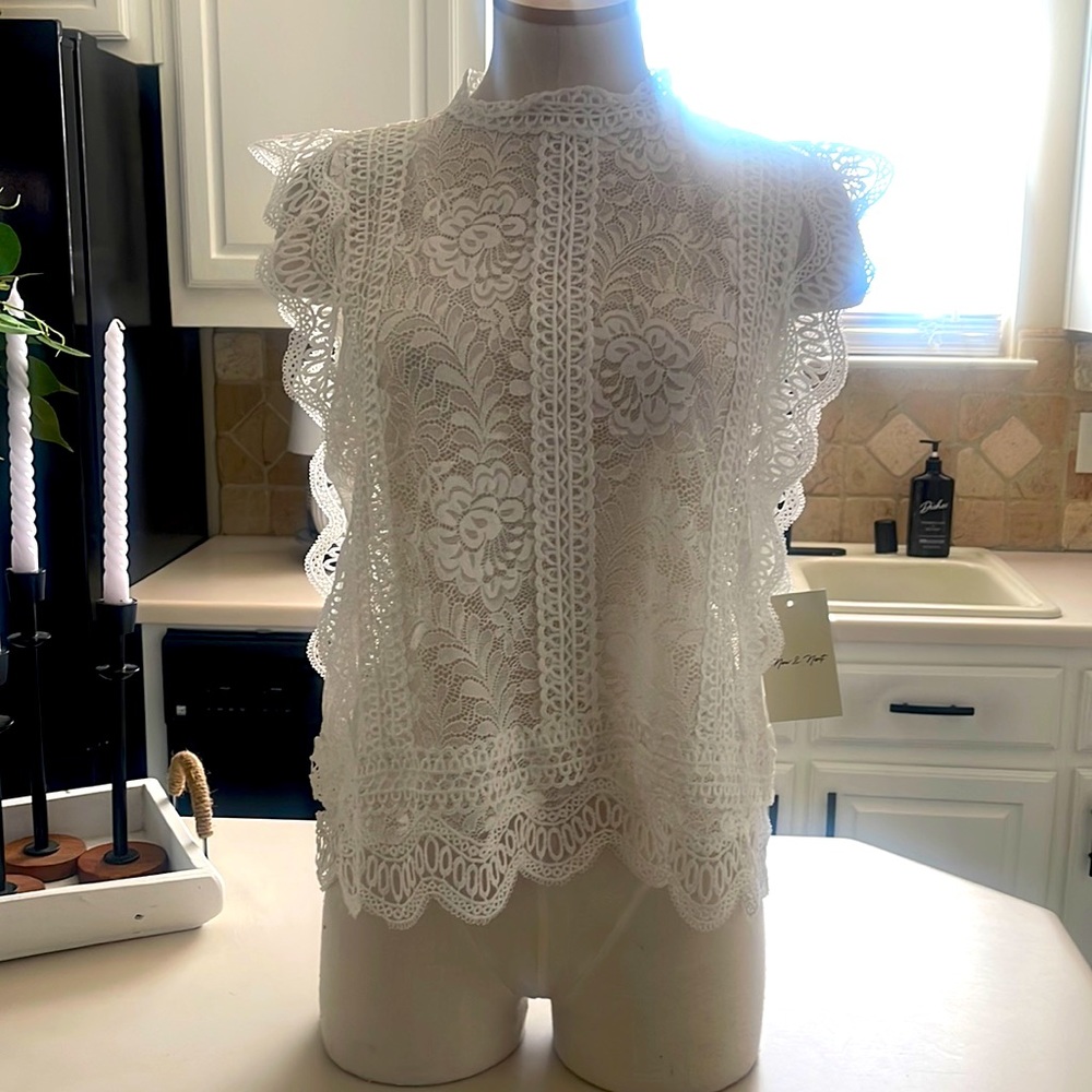 New & Next Lace Top (XL)